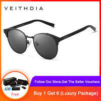 VEITHDIA แว่นกันแดด สไตล์วินเทจแนวย้อนยุค Polarized แว่นตากันแดด แว่นโพลาไรซ์ ใส่ได้ทั้งผู้หญิงและผู้ชาย – 6109823