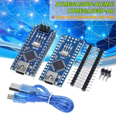 SOLVABLE ทนทานต่อการใช้งาน เข้ากันได้สำหรับ Arduino ที่ ATMEGA328P MINI Type-C Micro USB ตัวควบคุมนาโน3.0 กับ bootloader มินิ USB ไดรเวอร์ CH340