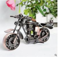 20 Kind 15cm Handmade Vintage Iron Motorcycle Model Motor Figurine Metal Motorbike Prop Boy Gift Kid Toy Home Office Decor