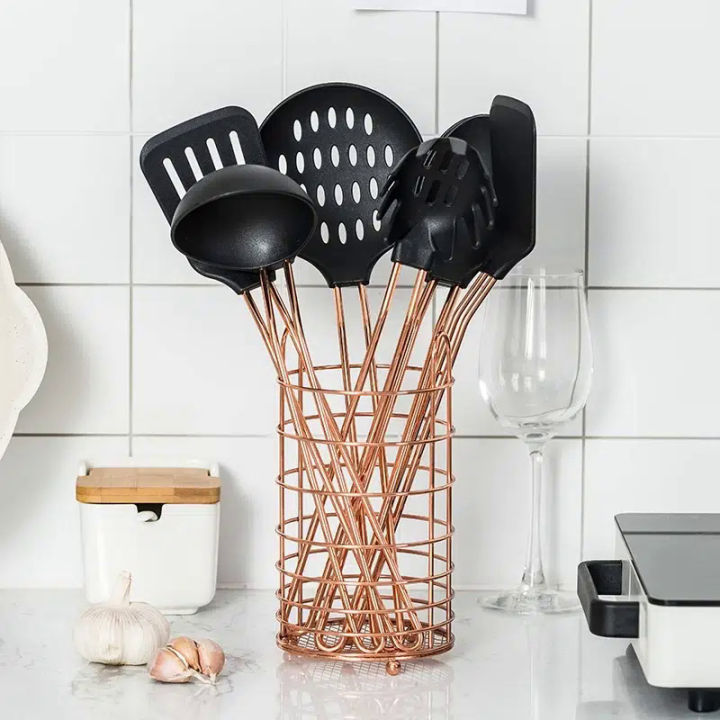 non-stick-ทนความร้อน-handle-spatula-ช้อนซิลิโคนเครื่องครัวชุดทำอาหารพร้อมกล่องเก็บเครื่องมือห้องครัว