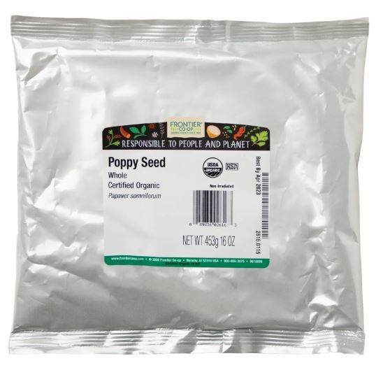 Fro ntier Co-op Pop py Seed Whole Organic 1 lb | Lazada PH