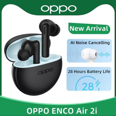 ZZOOI OPPO ENCO Air 2i TWS Earphone Bluetooth Wireless Earbuds AI Noise Cancelling Wireless Headphone 28 Hour Battery Life For Find X5