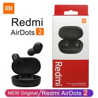 [ใหม่2023] ต้นฉบับ Xiaomi Redmi Airdots 2โฟนบลูทูธหูฟังหูฟังไร้สายโดยไมโครโฟนหูฟัง Airdots 2ชุดหูฟังบลูทูธไร้สาย