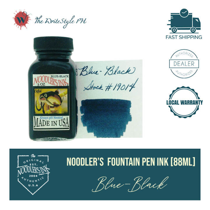 Noodler's Fountain Pen Ink [BlueBlack] 3oz Lazada PH