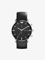 Emporio Armani นาฬิกาข้อมือผู้ชาย Classic Black Dial Black รุ่น AR0397