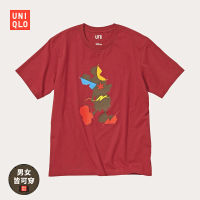 Uniqlo เสื้อยืดพิมพ์ลายเมาส์อะนิเมะการ์ตูนสำหรับผู้ชาย/ผู้หญิง (UT) 463158