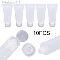 10pcs/lot 5ml 10ml 15ml 20ml 30ml 50ml 100ml Empty Plastic Squeeze Tubes Flip Screw Cap Refillable Bottle Lotion Containers