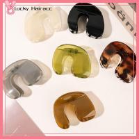 LUCKY HAIRACC ชุดแต่งผม ที่หนีบผม เครื่องมือจัดแต่งทรงผม อะคริลิค ปิ่นปักผมปู แฟชั่นสำหรับผู้หญิง อุปกรณ์เสริมผม กิ๊บติดผมอะคริลิก สำหรับผู้หญิง