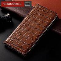 Crocodile Leather Case For iPhone 14 13 12 11 Pro Max 12 13 Mini 6 6s 7 8 Plus X XR XS Max Luxury Flip Cover 5S SE Cases