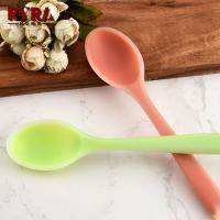 Spoon Soft And Elastic Silicone Spoon Selection Of Silicone Material Rice Spoons Heat Resistant Integrated Handle Silica Gel Cooking Utensils