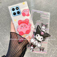 ยอดนิยม เคส Honor X6a X5 Plus X6 X8 5G 4G เคส การ์ตูนน่ารักใหม่ Kuromi Karbi เคสโทรศัพท์ เป็นคู่เคสนิ่มที่สร้างสรรค์ป้องกันการตกที่โปร่งใสบางเป็นพิเศษพร้อม2023ยึด