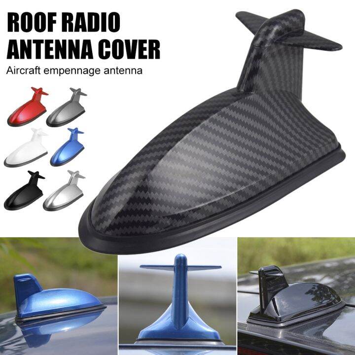 Car Antenna Cover Aircraft Empennage Antenna Adhesive Base Carbon Fiber