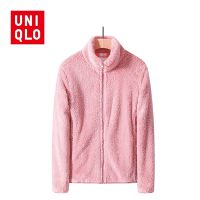 เสื้อแจ็คเก็ตผู้หญิง Uniqlo พร้อมแจ็คเก็ตกันหนาวบุกำมะหยี่