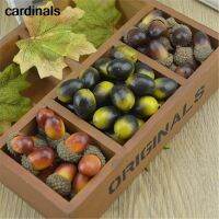 {VIVI decorations} 50Pcs 3Cm ราคาถูก Mini Chestnut ดอกไม้ประดิษฐ์โฟมปลอมผลไม้ Berries ดอกไม้สำหรับงานแต่งงานตกแต่งต้นคริสต์มาส