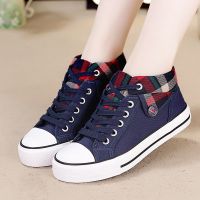 Fashion Women Sneakers Denim Casual Shoes Female Summer Canvas Shoes