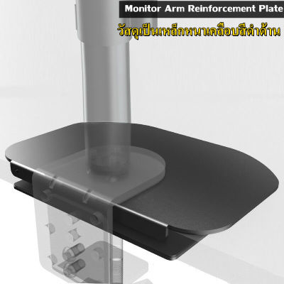 (มีของพร้อมส่ง) ขาตั้งจอคอม Monitor Arm Reinforcement Plate (แผ่นรองขาจอแบบหนีบกับโต๊ะ)