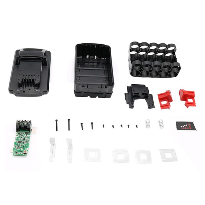 battery-plastic-case-li-ion-battery-case-protective-board-kit-for-milwaukee-10-core-18v-21700-kit