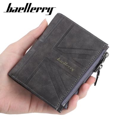 （Layor wallet）กระเป๋าตังค์มีซิปสำหรับผู้ชาย,กระเป๋าสตางค์ซองใส่บัตร2020ของผู้ชายที่มีคุณภาพสูงหนังปลอมกระเป๋าสั้นผู้ชาย