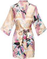 【LZ】✕☑♝  Túnica japonesa Yukata para mulheres trajes sexy quimono estilo japonês camisola de festa pijama vestido de massagem spa vestido de verão