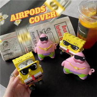 Auken Auken เคสป้องกันหู,เหมาะสำหรับการ์ตูน SpongeBob พาย AirPods