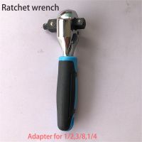 【CW】 Ratchet Wrench Batch Handle 1/2 quot;3/8 quot;1/4 quot; Double-ended Torque Drive 3 In 1 Reversible 72 Teeth Spanner Hand Repair