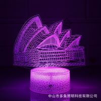 [COD] Cross-border exclusively for kinds of logo creative gifts colorful night light touch remote control bedside