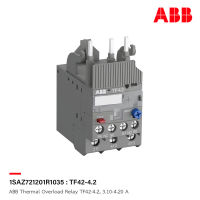 ABB Thermal Overload Relay TF42 - 4.2, 3.10 - 4.20A - TF42 - 4.2 - 1SAZ721201R1035 - เอบีบี โอเวอร์โหลดรีเลย์