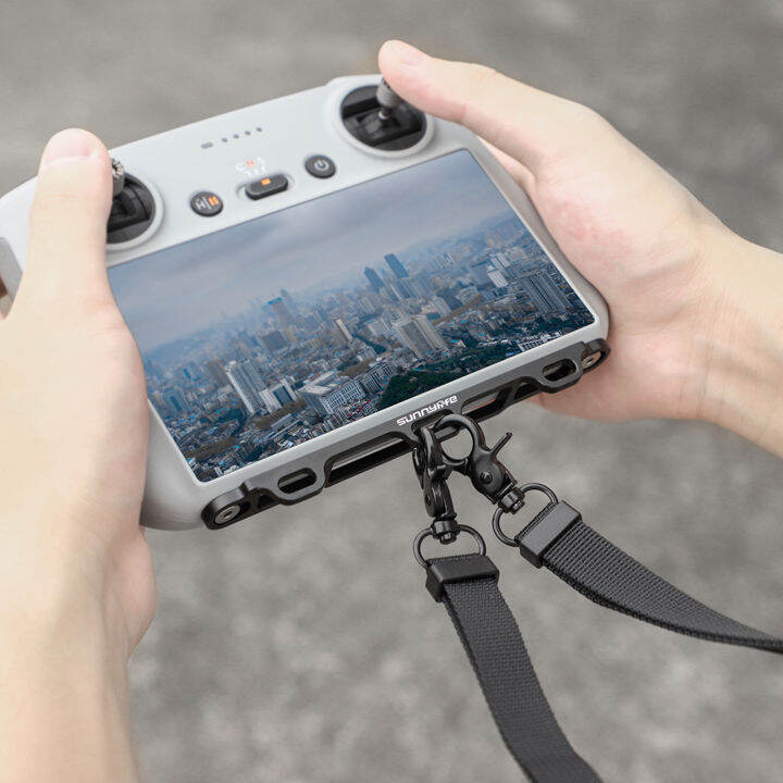 zp-บีบอัดหนังสายคล้องเชือกเส้นเล็กที่มีหัวเข็มขัดแขวนเข้ากันได้สำหรับ-dji-mini3-pro-พร้อมหน้าจอ-rc-การควบคุมระยะไกล