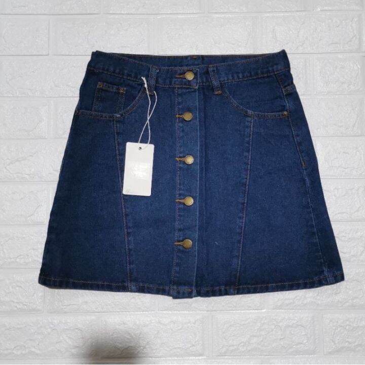 Denim skirt shop lazada