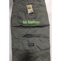 SELUAR KERJA LELAKI BERPINGGANG GETAH 5 POCKETS (28-38)Mens Cargo Pants(Can Fit 28"-38")男装塑胶裤头做工长裤