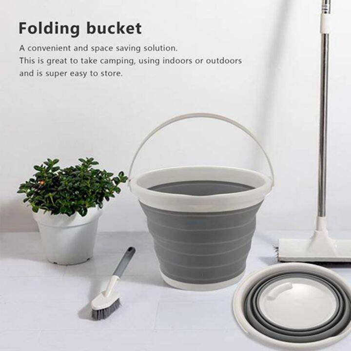 foldable-bucket-portable-collapsible-folding-pail-car-washing-camping-water-tank-outdoor-travel-fishing-gray