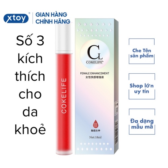 Gel huyết thanh cokelife female enhancement - tăng khoái cảm cho nữ 18ml - ảnh sản phẩm 1