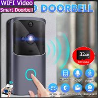☒ↂ✲ M10 Smart WiFi Video Doorbell Camera Visual Intercom With Chime Night vision IP Door Bell Wireless Home Security Camera