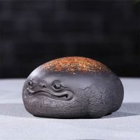 Tea Pet Living Room Golden Toad Boutique Display Office Table Raise Lucky Purple Sand Tea Exquisite Workmanship Table Decoration