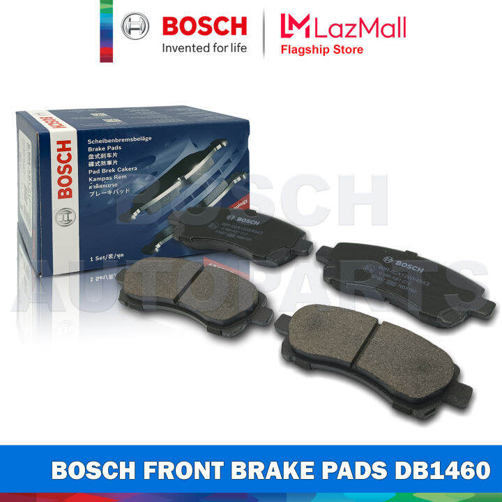 BOSCH FRONT BRAKE PADS BP1012 (DB1460) FOR SUZUKI APV 2005 PRESENT AND TOYOTA AVANZA 2006