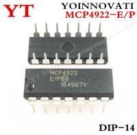 1pcs MCP4922 E/P MCP4922 4922 E/P DAC 12BIT DUAL W/SPI 14DIP Best quality