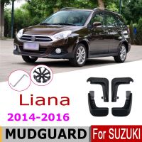 Mud Flaps For Suzuki Liana A6 2014-2016 Mudguards Fender Mud Flap Splash Guard Fender Front Rear 4 Pcs Car Essories 2015