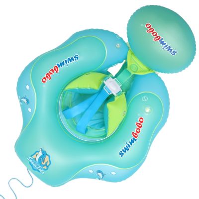 Baby Swimming Float Ring Inflatable Infant Floating Kids Swimming Pool Accessories Circle Bathing Inflatable Double Raft Rings