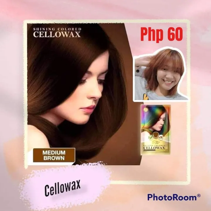 LEGIT MEDIUM BROWN CELLOWAX WASHABLE TEMPORARY SEMI PERMANENT HAIR