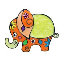 【YF】♝●┇  CINDY XIANG Enamel Elephant Brooches Pin Cartoon Design Kids Accessories