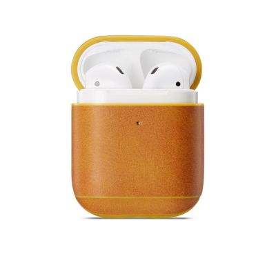 ที่เก็บหูฟังหนังเคสสำหรับ Apple Airpods 2ปกหนังหูฟังไร้สายบลูทูธสำหรับ Airpods ฝาครอบกระเป๋าเก็บของ