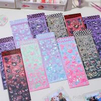 【LZ】卍☫  6 Sheets Sweet Heart Cartoon Stickers For Scrapbook Decor Sticker Pack Idol Card DIY Diary Laptop Photo Album Kawaii Korea