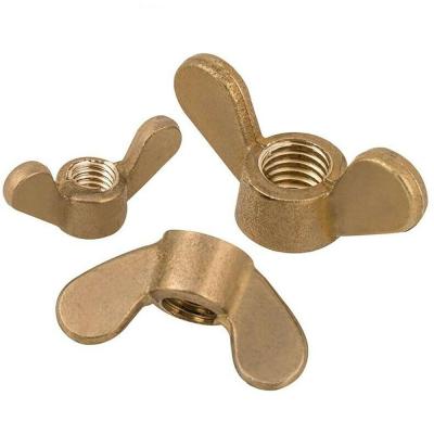 Solid Brass Wing Nuts Butterfly Nuts Hand Tighten Nuts For Bolts &amp; Screws M3 M4 M5 M6 M8 M10 M12 Nails Screws Fasteners