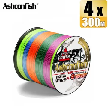 Ashconfish 8 Strands 1000M Braided Fishing Line PE Line Pure Color