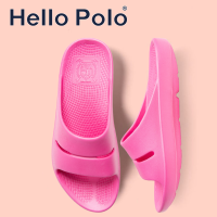 Hello Polo รองเท้าแตะ รองเท้าแตะพื้นนุ่ม รองเท้าแตะน้ําหนักเบา กันลื่น รองเท้าแตะที่มีสไตล์ เหมาะสําหรับทั้งชายและหญิง  และห้องน้ํา HP8001