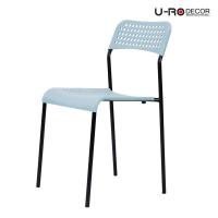 U-RO DECOR รุ่น EARTH (เอิร์ธ) เก้าอี้รับแขก มี 2 สีให้เลือก สีดำ และ สีเทา ยูโรเดคคอร์ Guest Chair Office Computer Chair