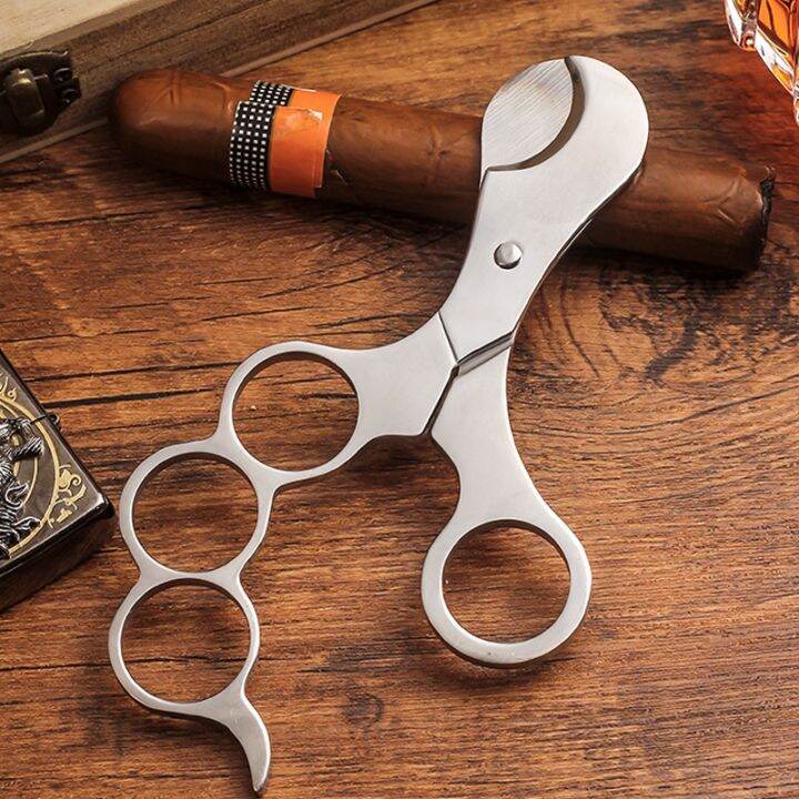 Professional Cigars Scissors Stainless Steel Cigars Cutter Guillotine