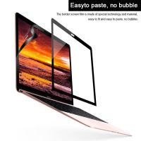 Easy Paste No Bubble Screens Protective film Black Frame For 2016201720182019 New MacBook Pro Touch Bar 15.4 inch A1707 A1990