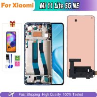 6.55 Original AMOLED For Xiaomi Mi 11 Lite 5G NE 2109119DG 2107119DC 2109119DI LCD Display Screen Touch Digitizer Assembly Test