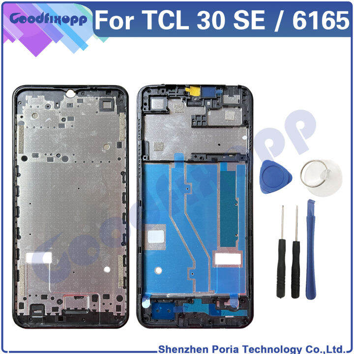 For TCL 30 SE 6165 6165H 6156H1 6165A 6165A1 30SE Middle Frame Plate ...